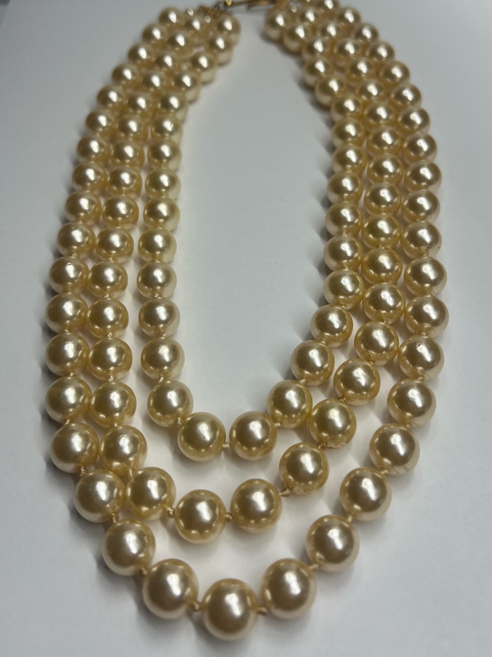 Four-Strand Champagne Pearl Necklace